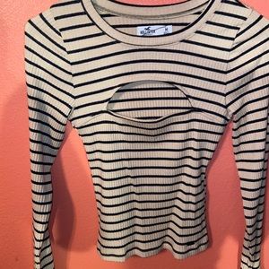 Hollister front slit shirt